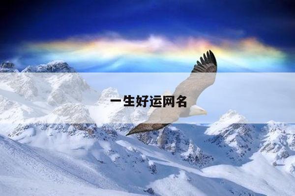 一生好运网名