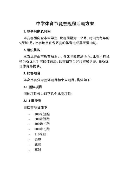 体育赛事保障,体育赛事保障方案