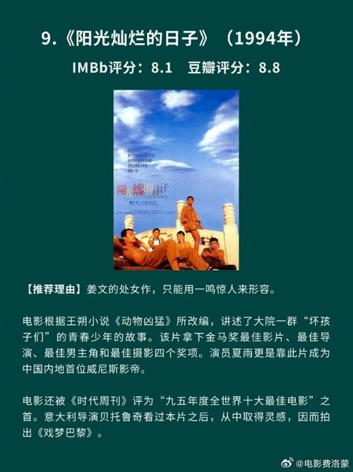 华语电影豆瓣排行榜,华语电影豆瓣排行榜前十名